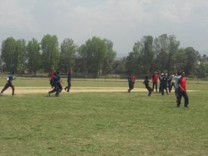 Lumbini Team enjoying the Final Match Victory