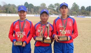Best player of Nepal team: Binita, Mankeshi and Muna