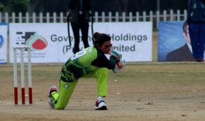 Nisha Bux of Pakistan Batting